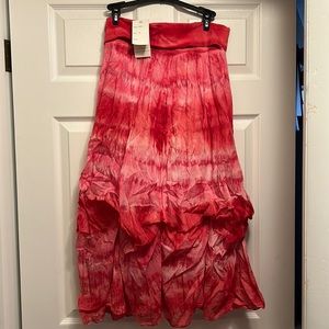 Womens small tie dye skirt